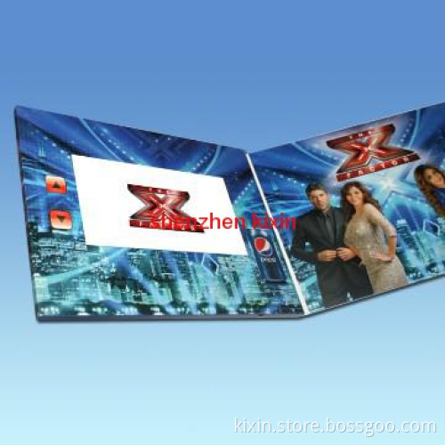 2013 most fashional advertising 7 inch digital video brochure